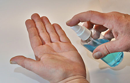 desinfectante para el coronavirus