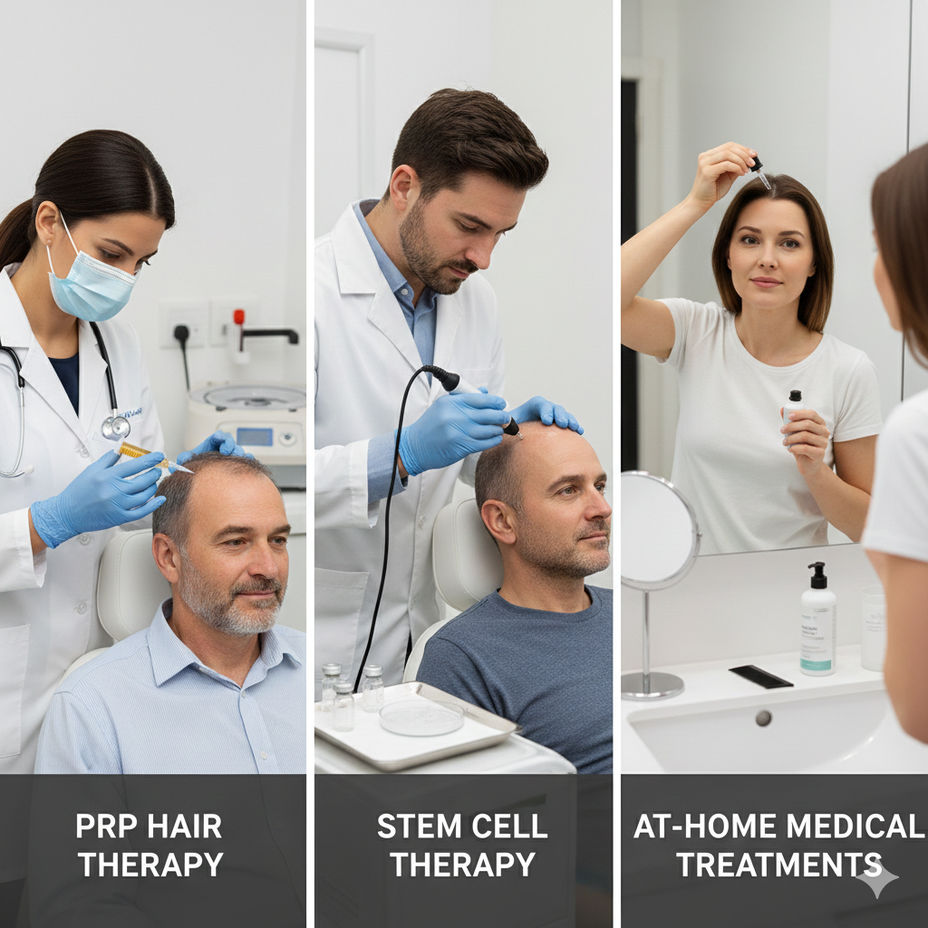 علاج تساقط الشعر بدون جراحة