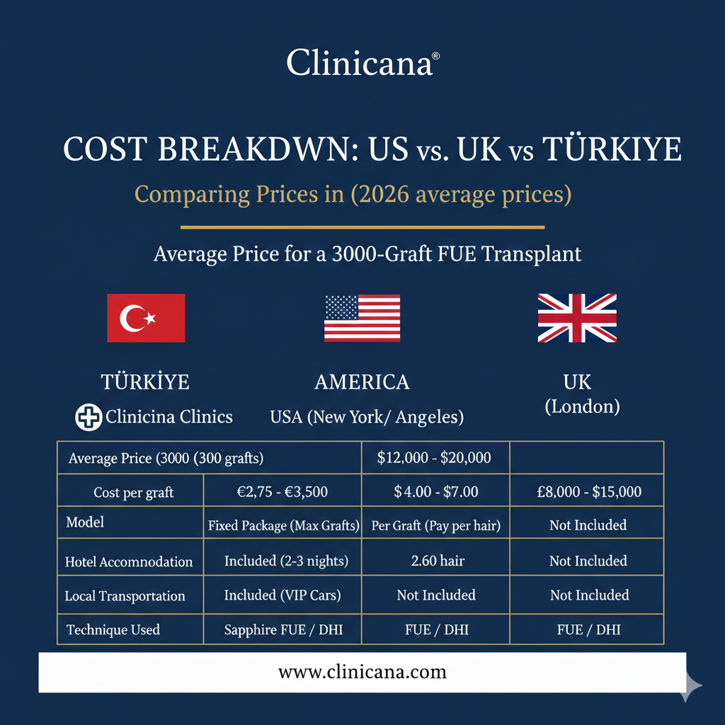 تكلفة زراعة الشعر