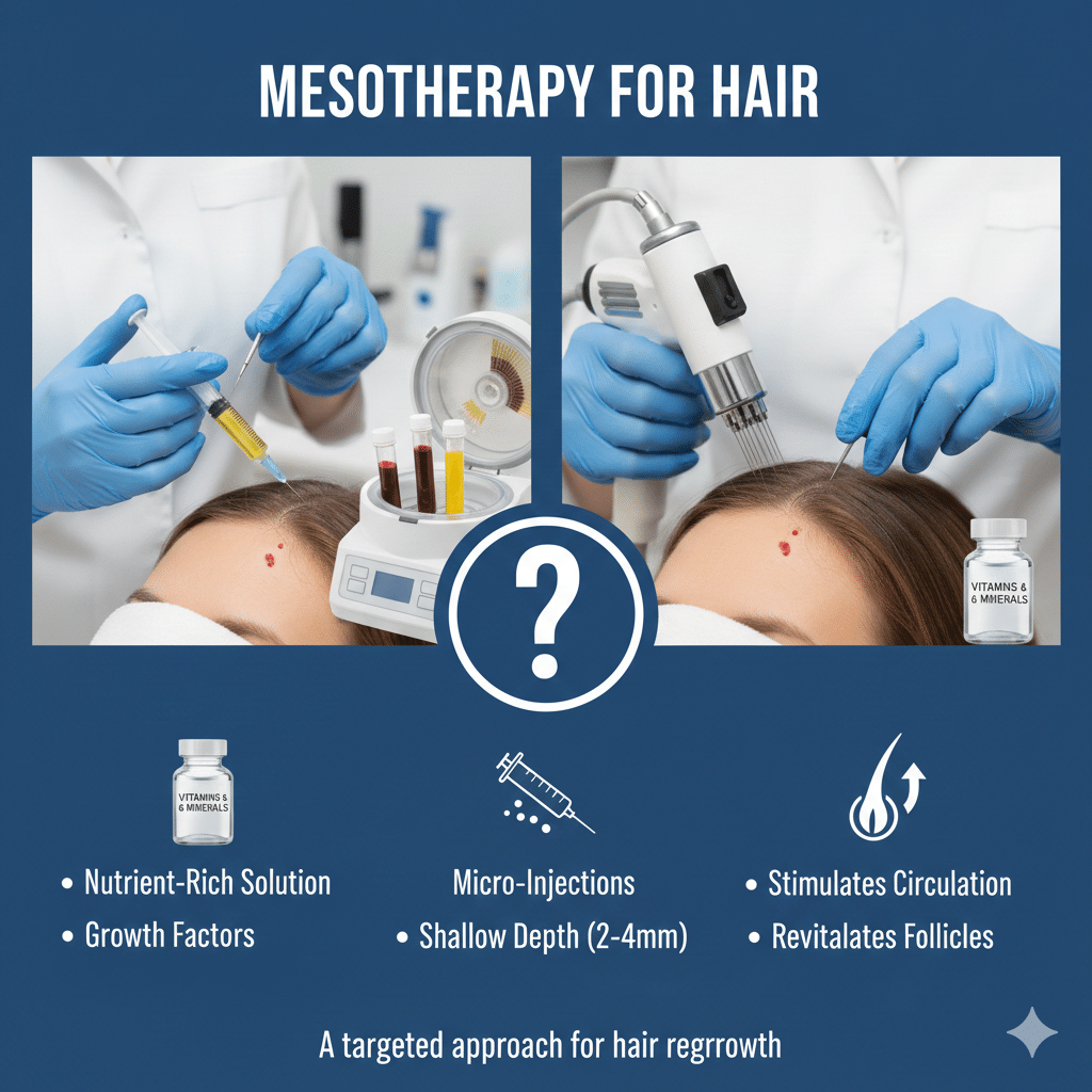 البلازما أم الميزوثيرابي للشعر: أيهما أفضل؟