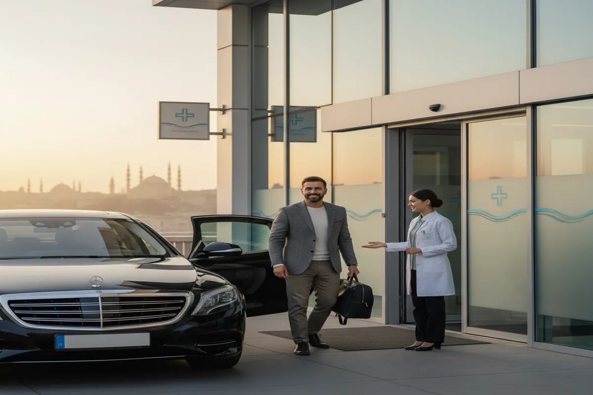 transfer z lotniska w Stambule do kliniki