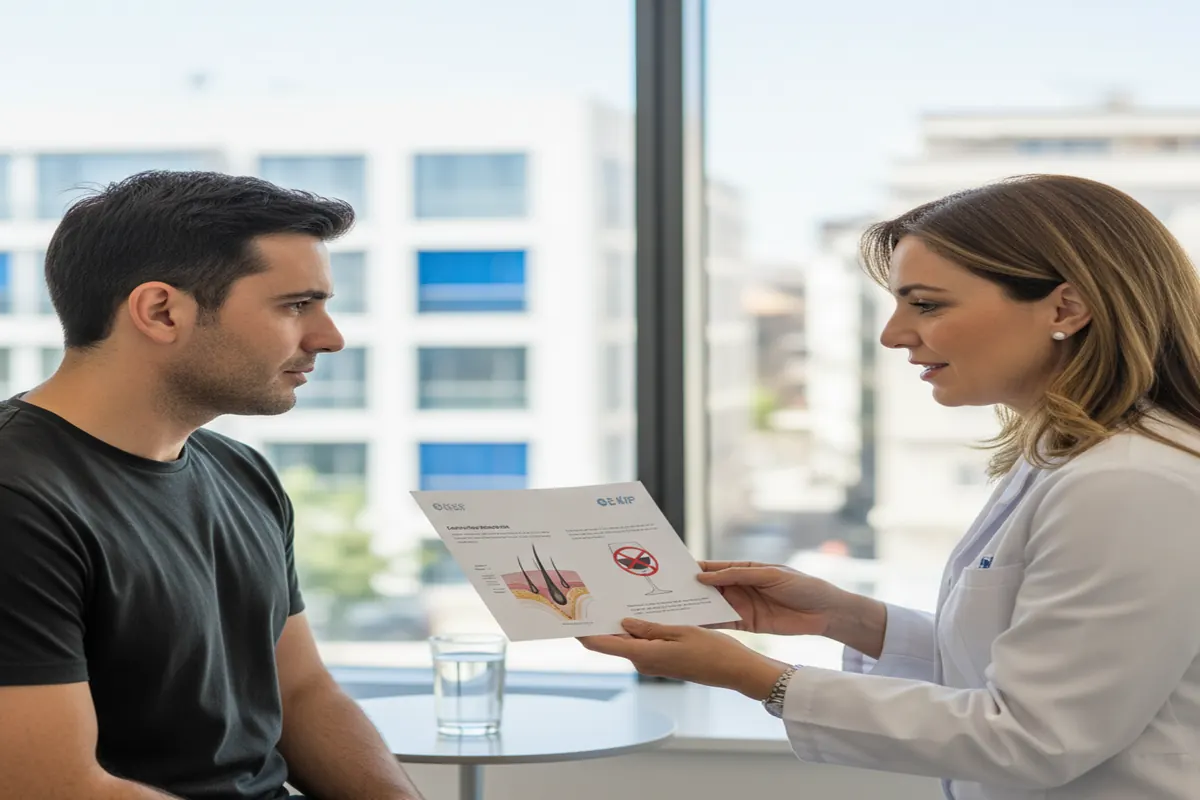 alkohol a przeszczep włosów