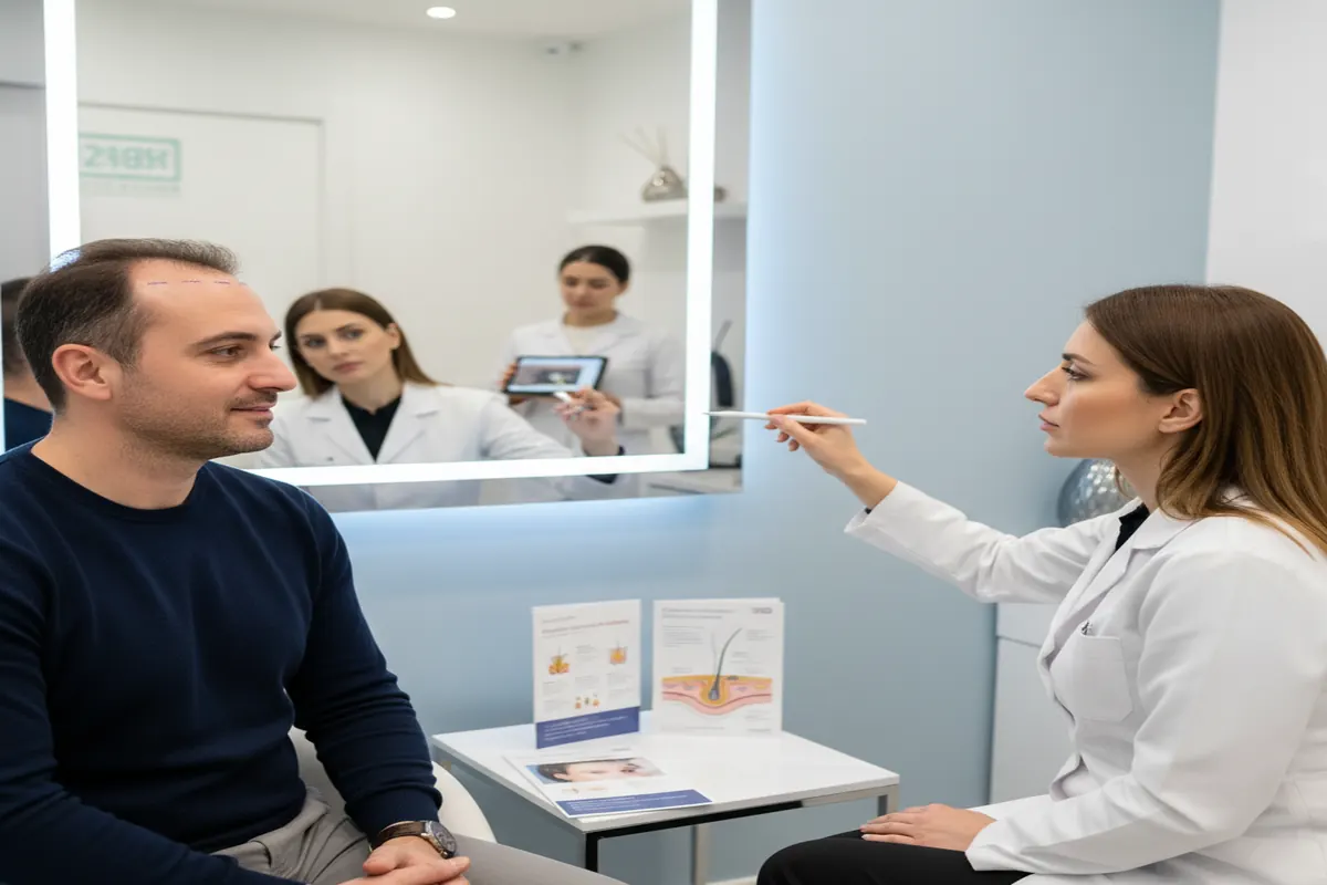 jak wybrać klinikę przeszczepu włosów w Turcji