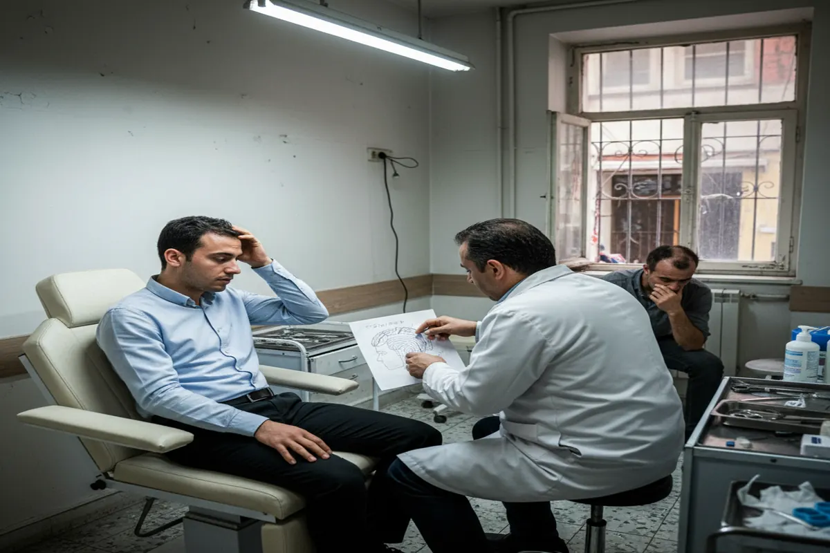 najgorsze kliniki przeszczepu włosów w Turcji