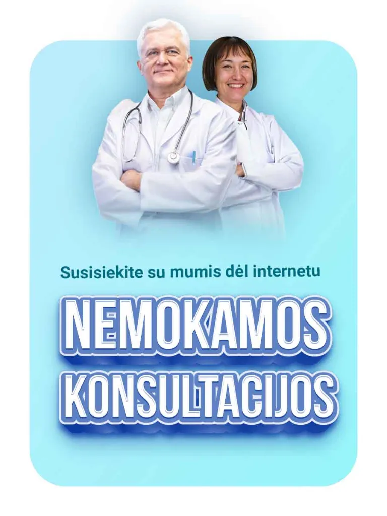 Susisiekite su mumis dėl nemokamos konsultacijos internetu